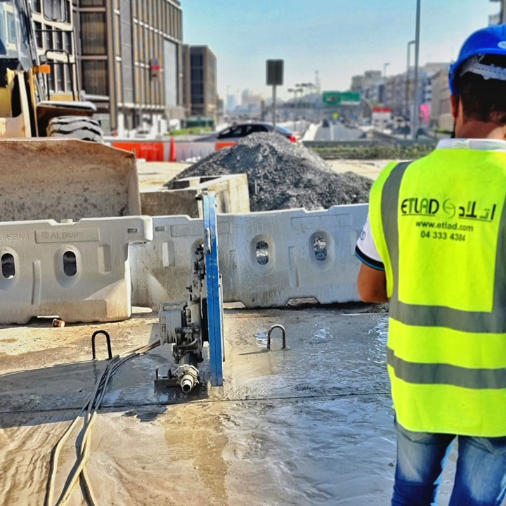 Shintagha Bridge: Bridge Cutting work, UAE